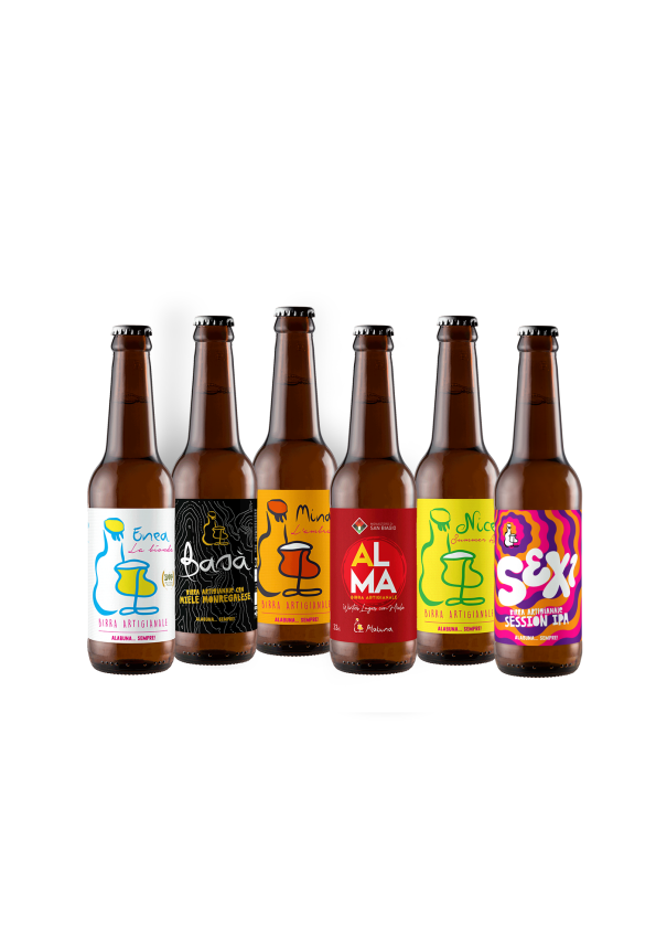 Cassa mista 12x33cl Birra Alabuna